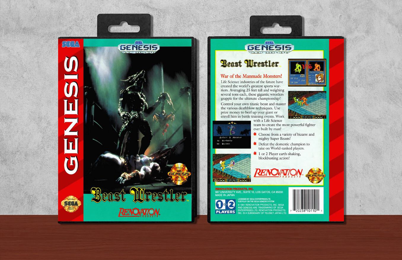 Beast Wrestler, Case Color: Black