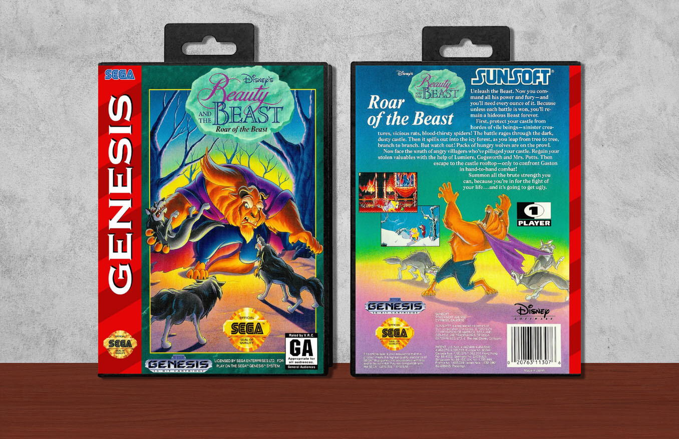 Beauty &amp; The Beast: Roar of the Beast, Case Color: Black