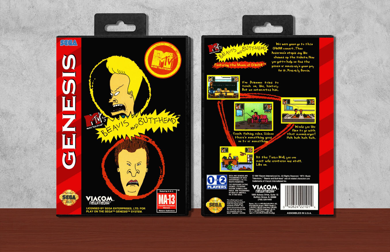 Beavis and Butt-head, Case Color: Black