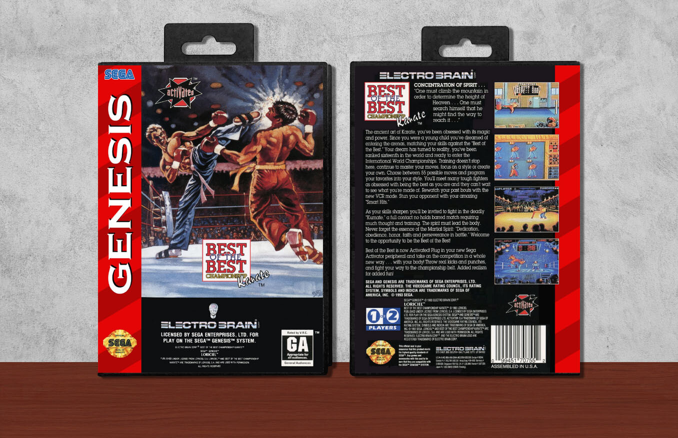 Best of the Best: Championship Karate, Case Color: Black