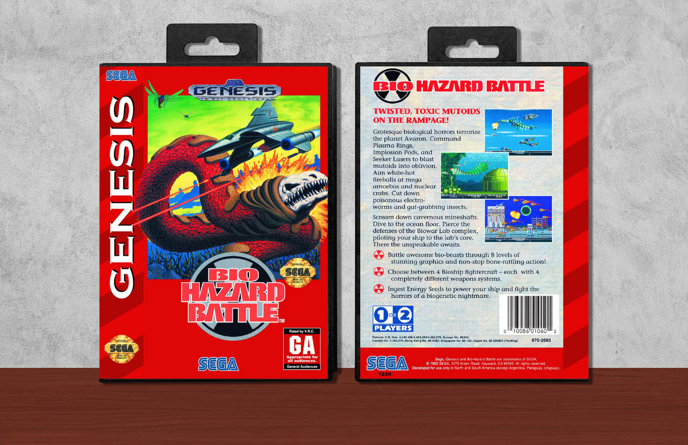 Bio-Hazard Battle, Case Color: Black