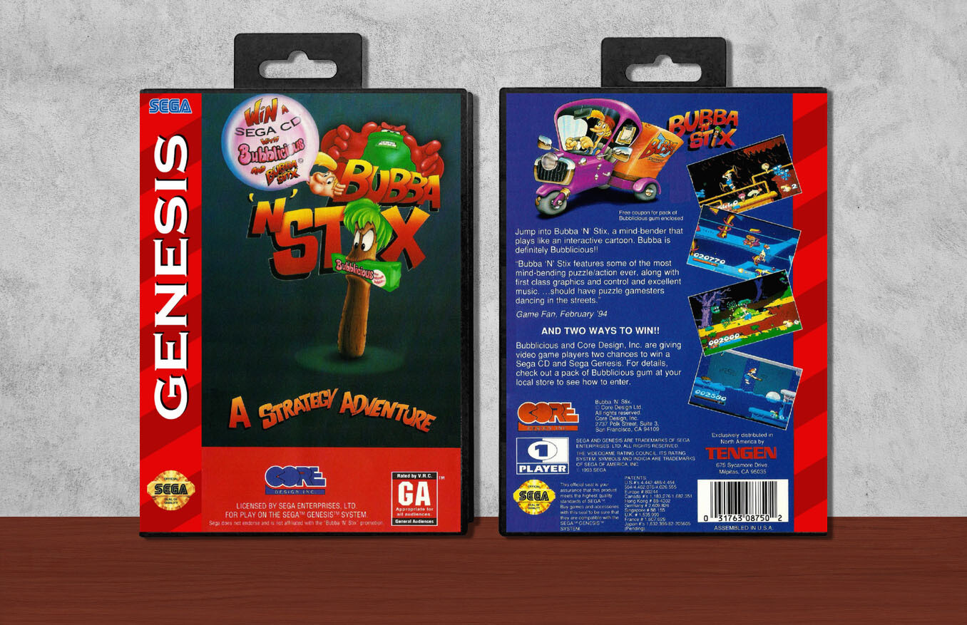 Bubba &#39;n&#39; Stix, Case Color: Black