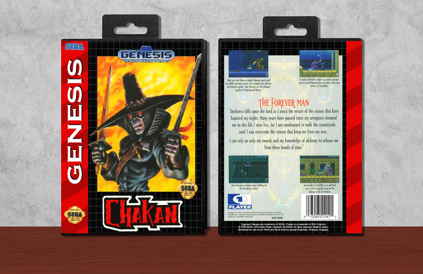 Chakan: The Forever Man, Case Color: Black