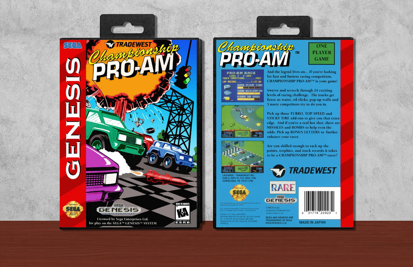 Championship Pro-Am (Tradewest), Case Color: Black