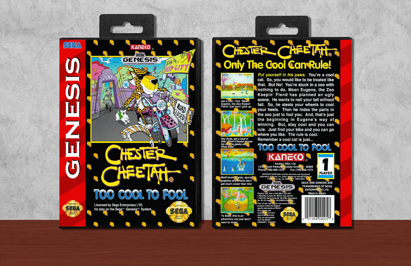 Chester Cheetah: Too Cool to Fool, Case Color: Black