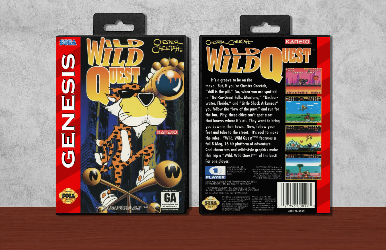 Chester Cheetah: Wild Wild Quest, Case Color: Black