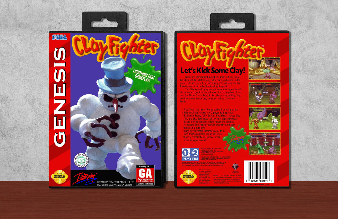 ClayFighter, Case Color: Black
