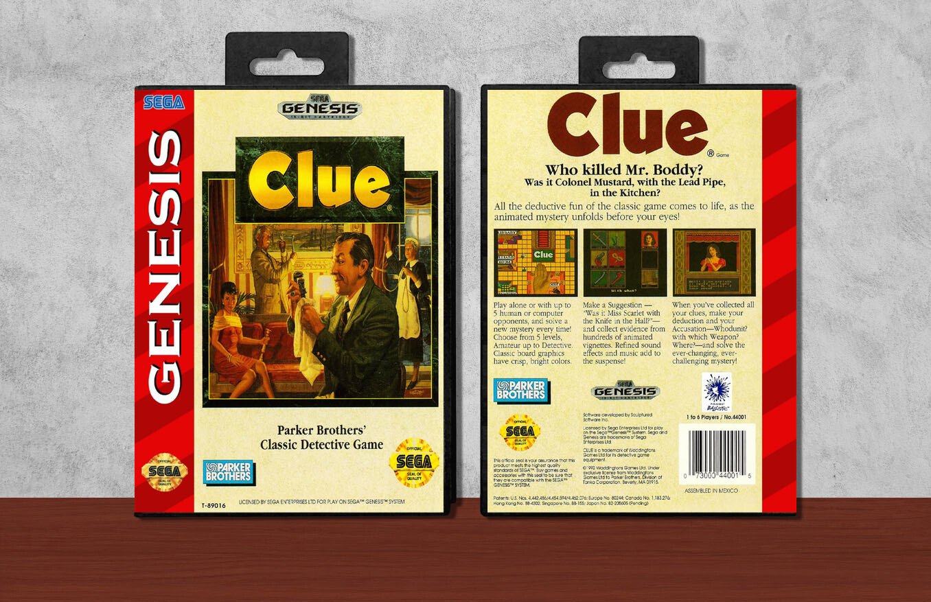Clue, Case Color: Black