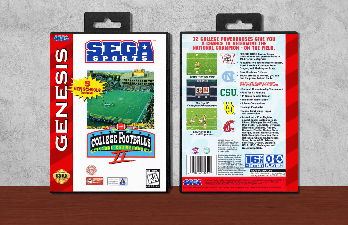 College Football&#39;s National Championship II, Case Color: Black