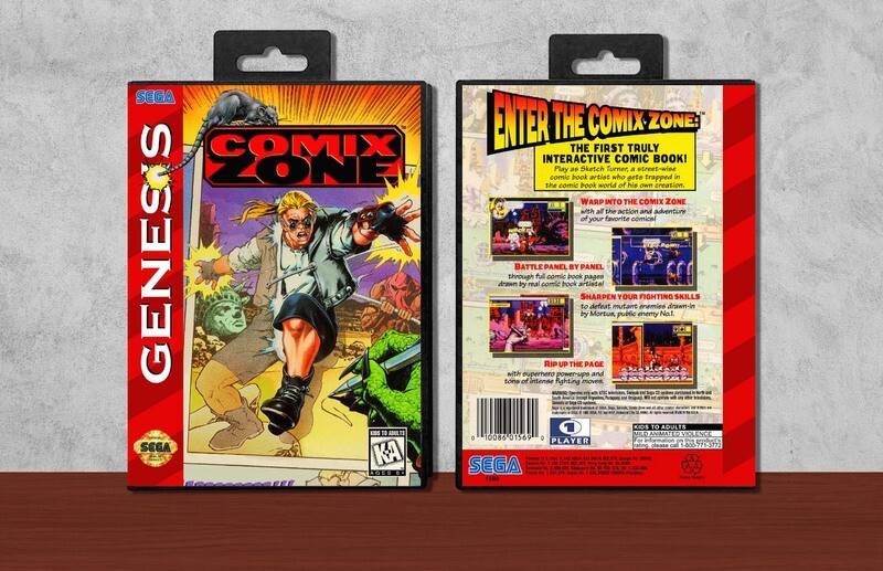 Comix Zone, Case Color: Black