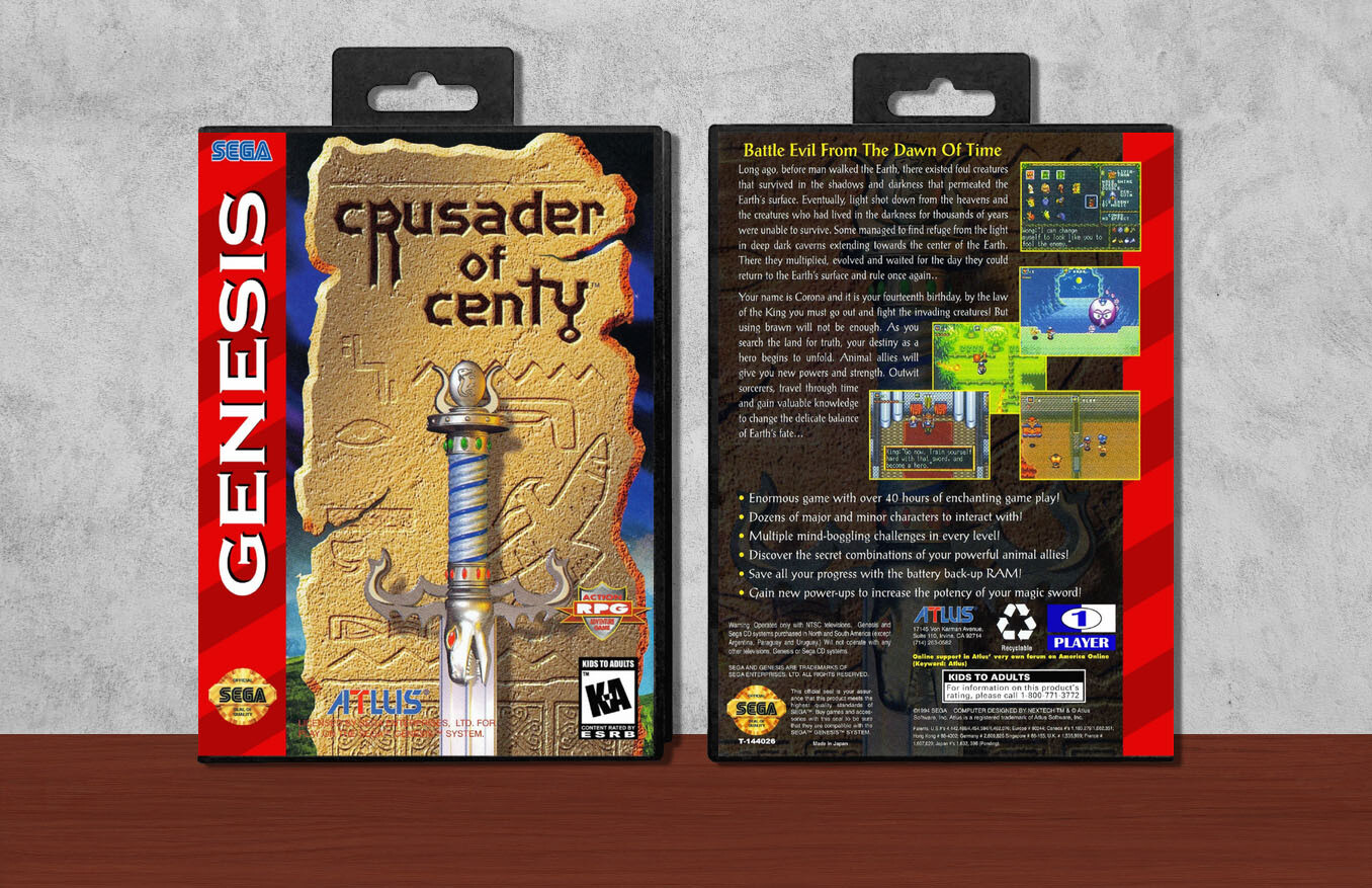 Crusader of Centy, Case Color: Black