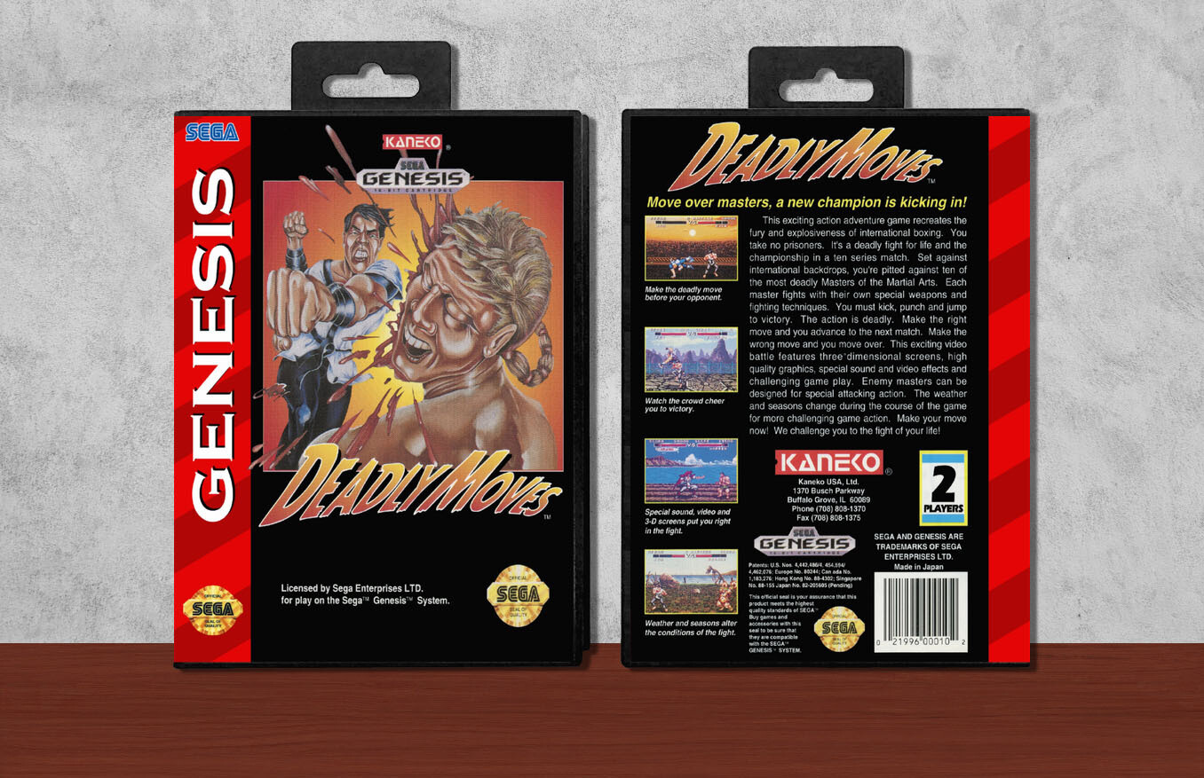 Deadly Moves, Case Color: Black