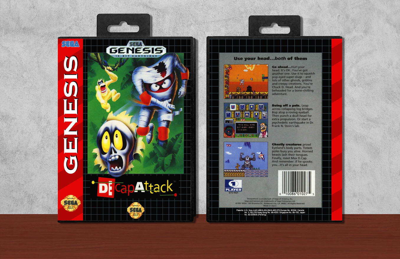 Decap Attack, Case Color: Black