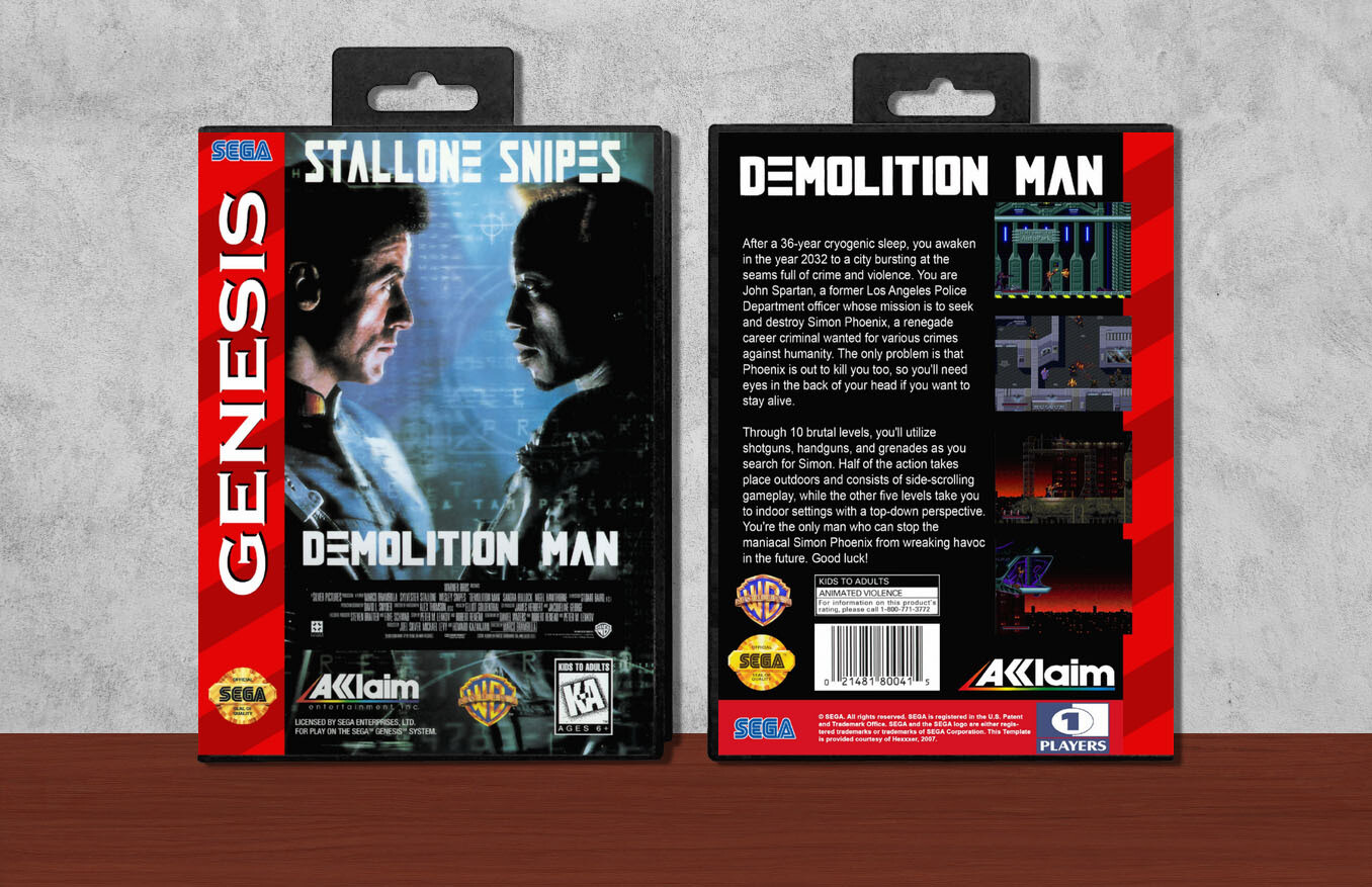 Demolition Man, Case Color: Black