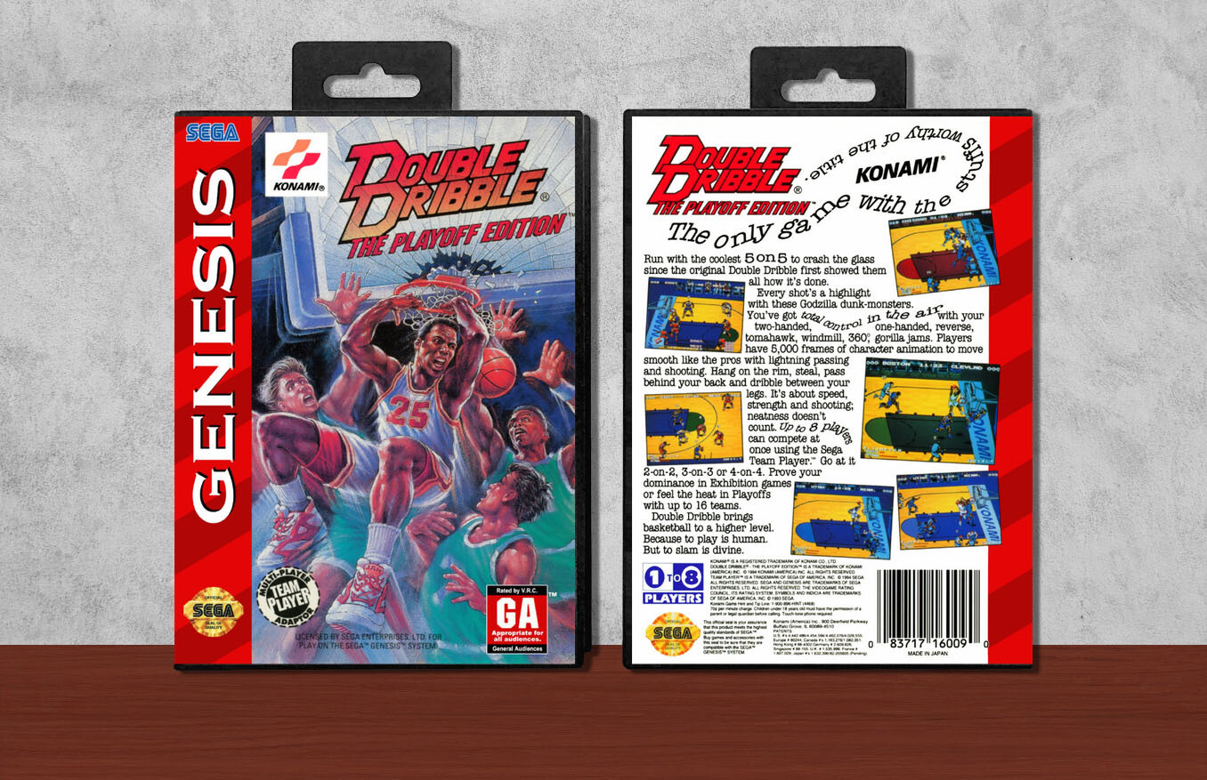 Double Dribble: The Playoff Edition, Case Color: Black