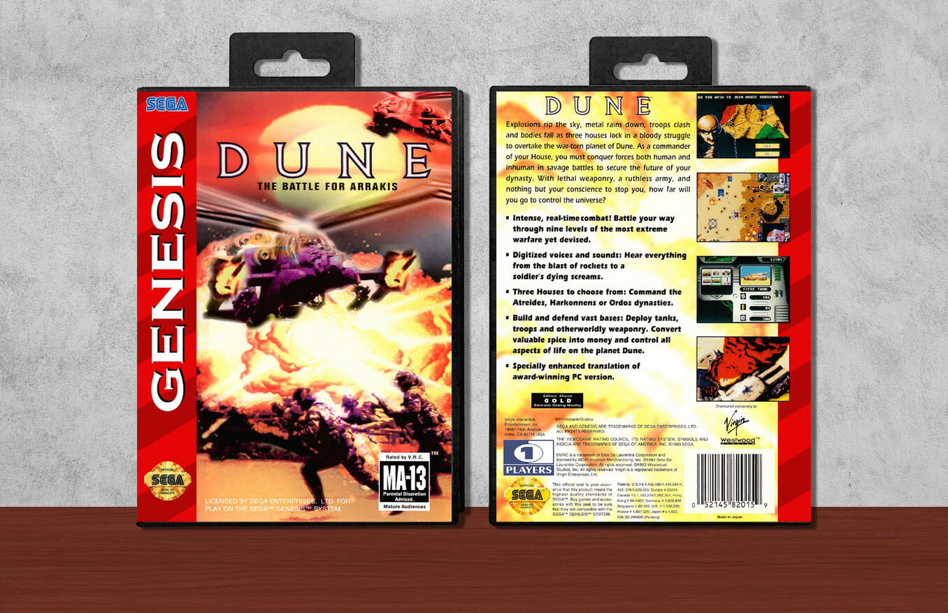 Dune: The Battle For Arrakis, Case Color: Black