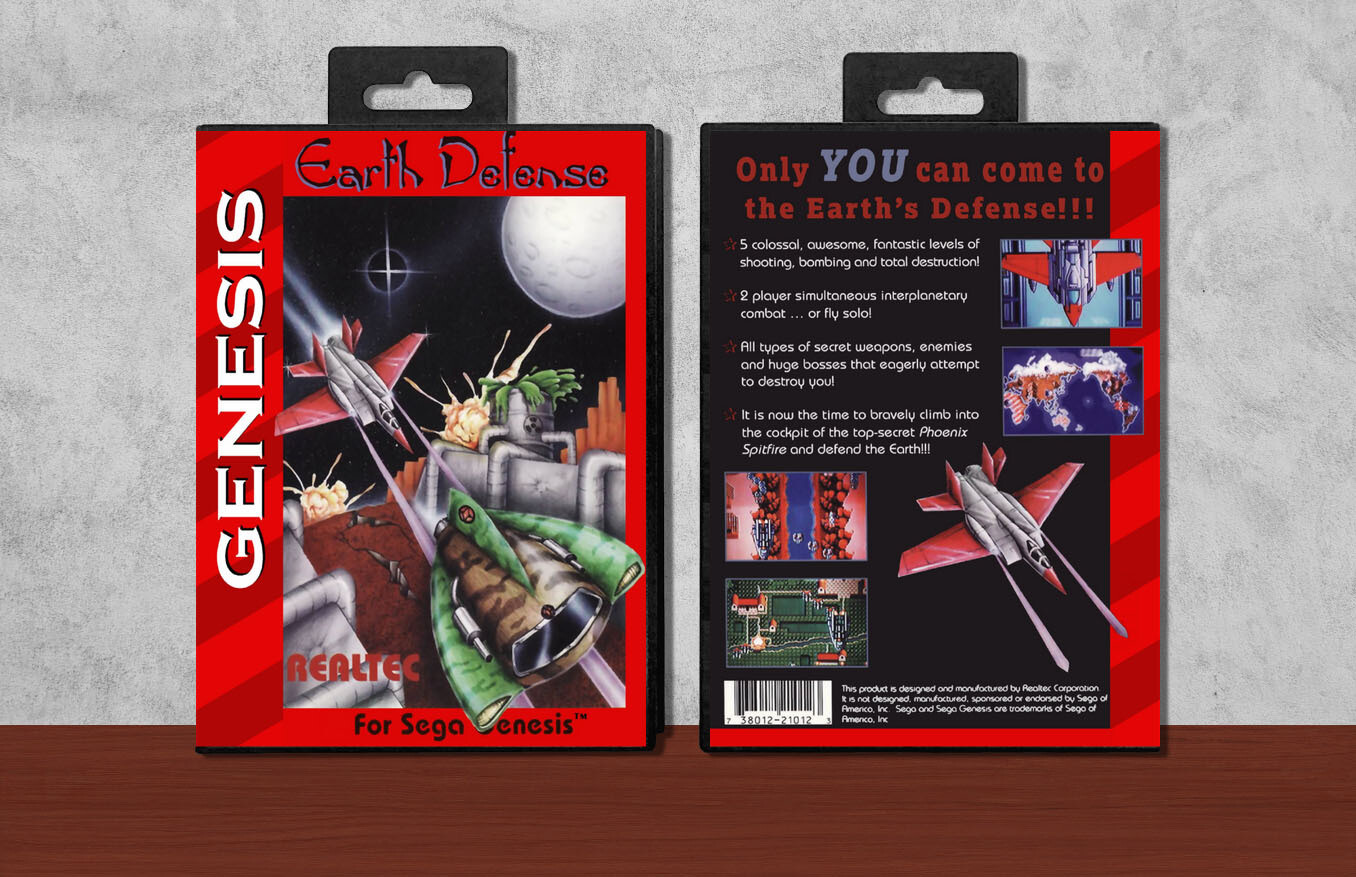 Earth Defense, Case Color: Black