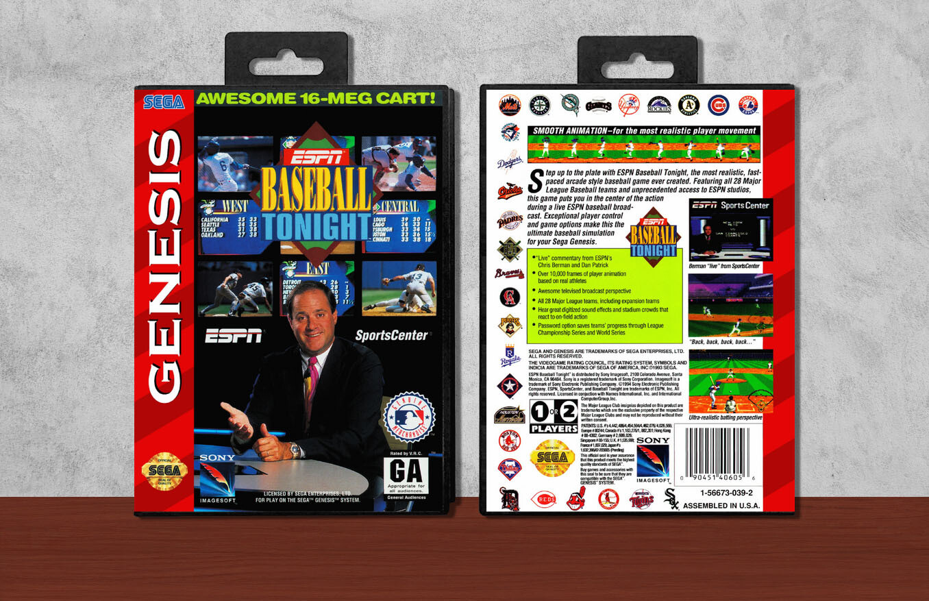 ESPN Baseball Tonight, Case Color: Black