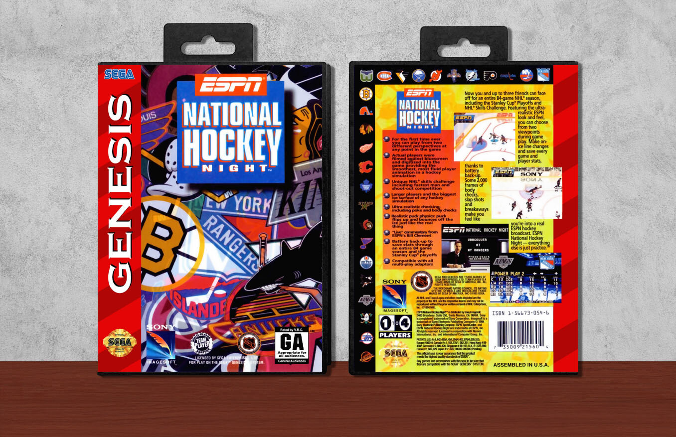 ESPN National Hockey Night, Case Color: Black