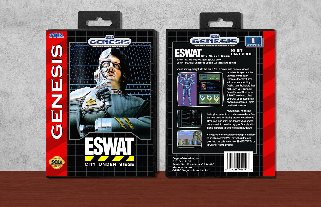 ESWAT: City Under Siege, Case Color: Black