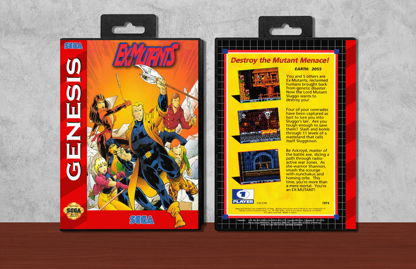 Ex-Mutants, Case Color: Black