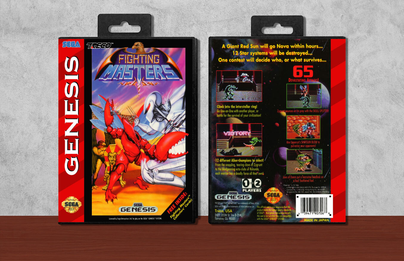 Fighting Masters, Case Color: Black