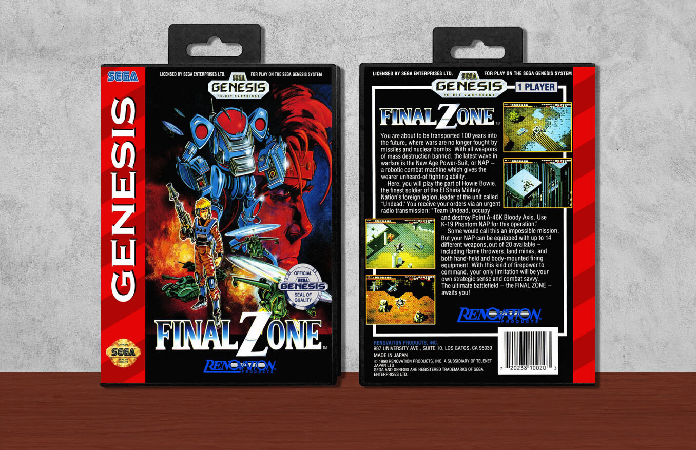 Final Zone, Case Color: Black