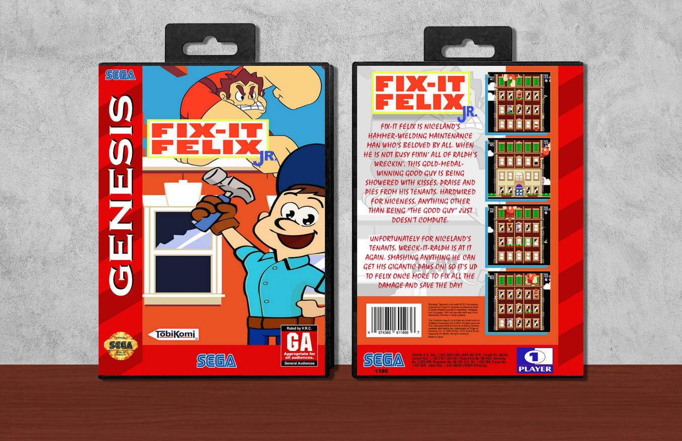 Fix-it Felix Jr, Case Color: Black