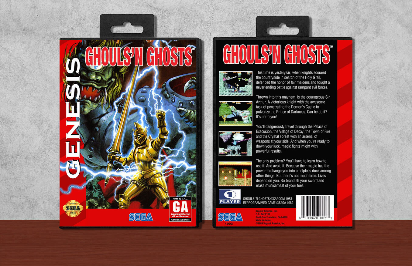 Ghouls&#39;n Ghosts, Case Color: Black