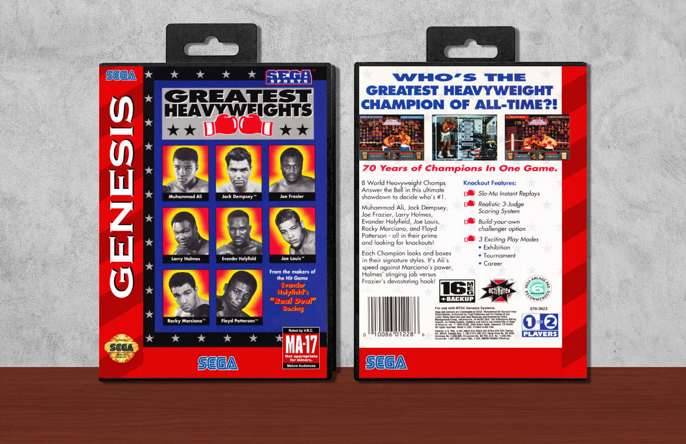 Greatest Heavyweights, Case Color: Black