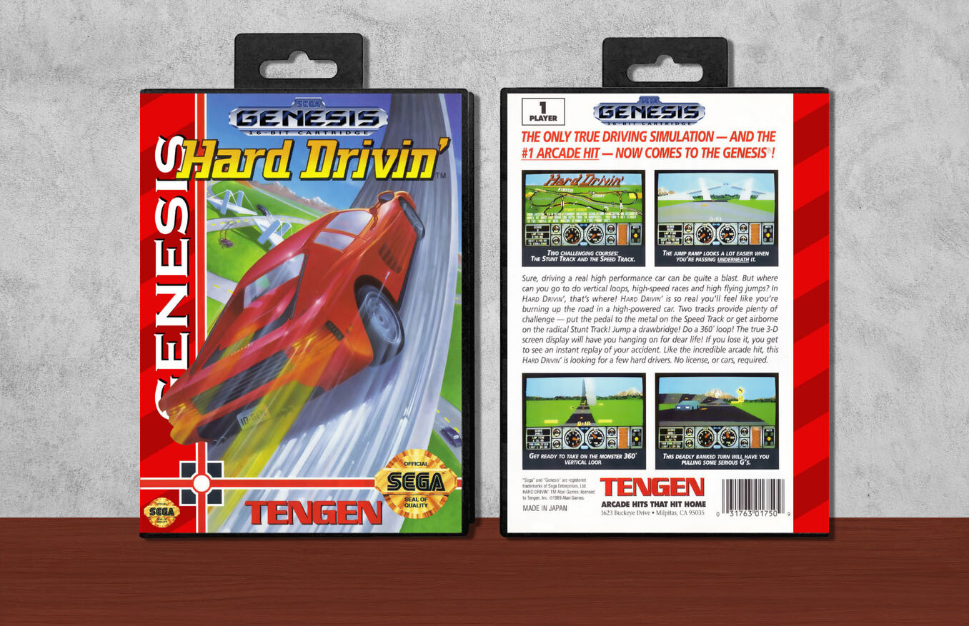 Hard Drivin&#39;, Case Color: Black