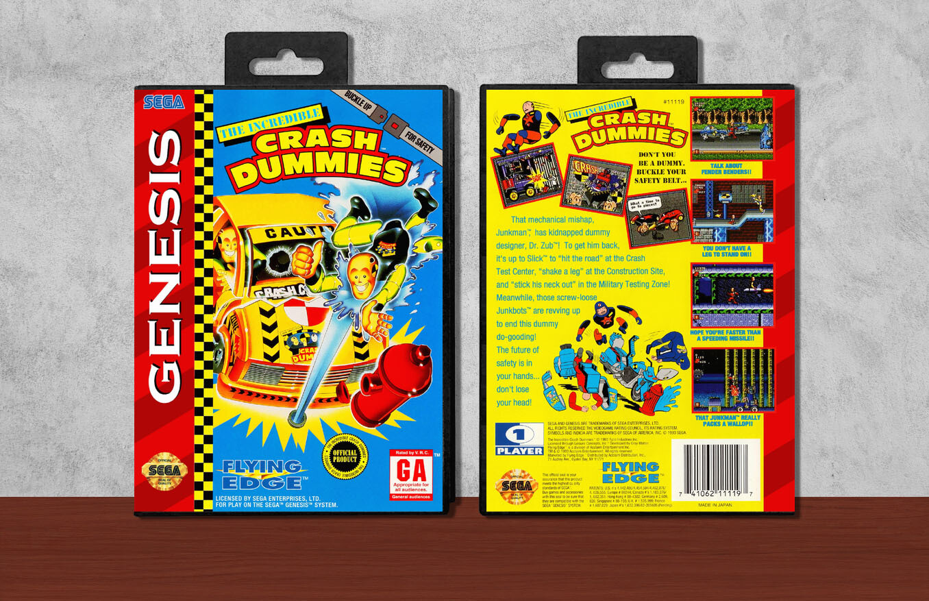 Incredible Crash Dummies, The, Case Color: Black