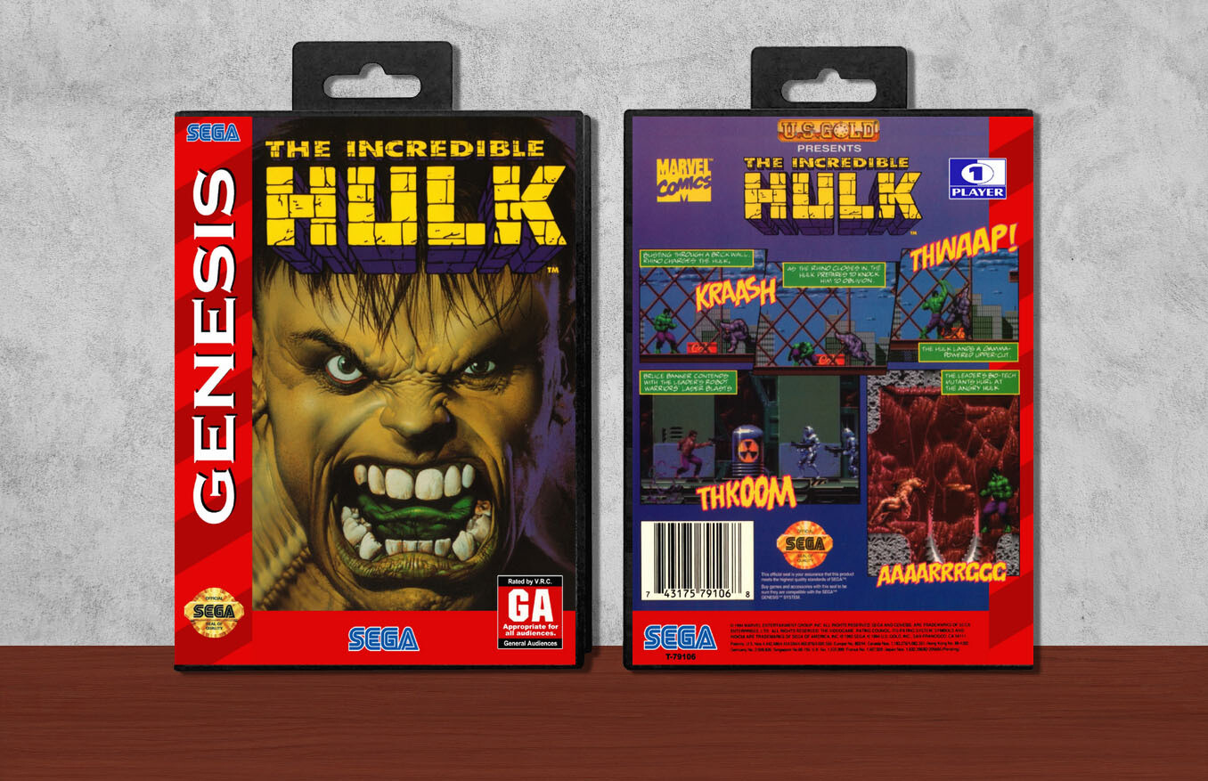 Incredible Hulk, The, Case Color: Black