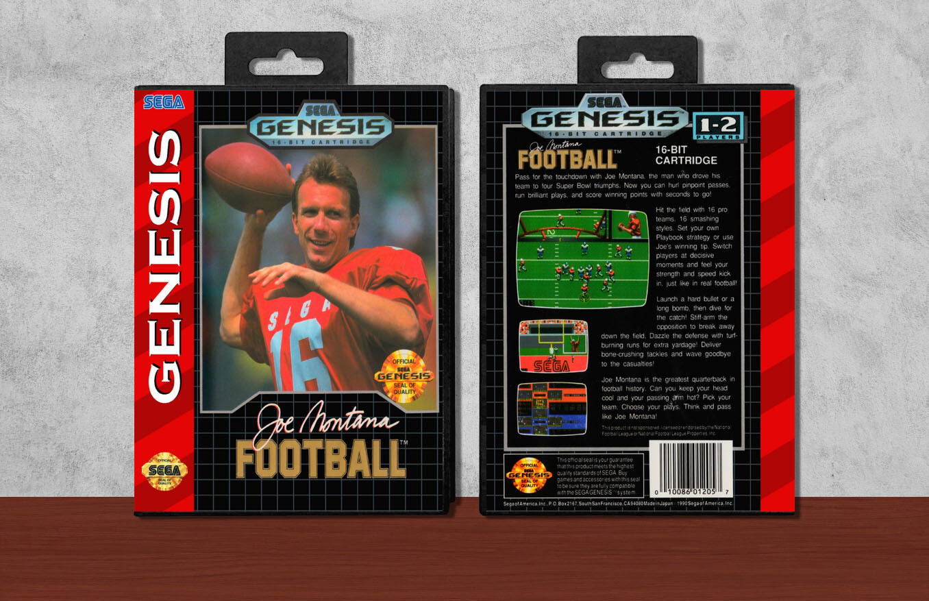 Joe Montana Football, Case Color: Black