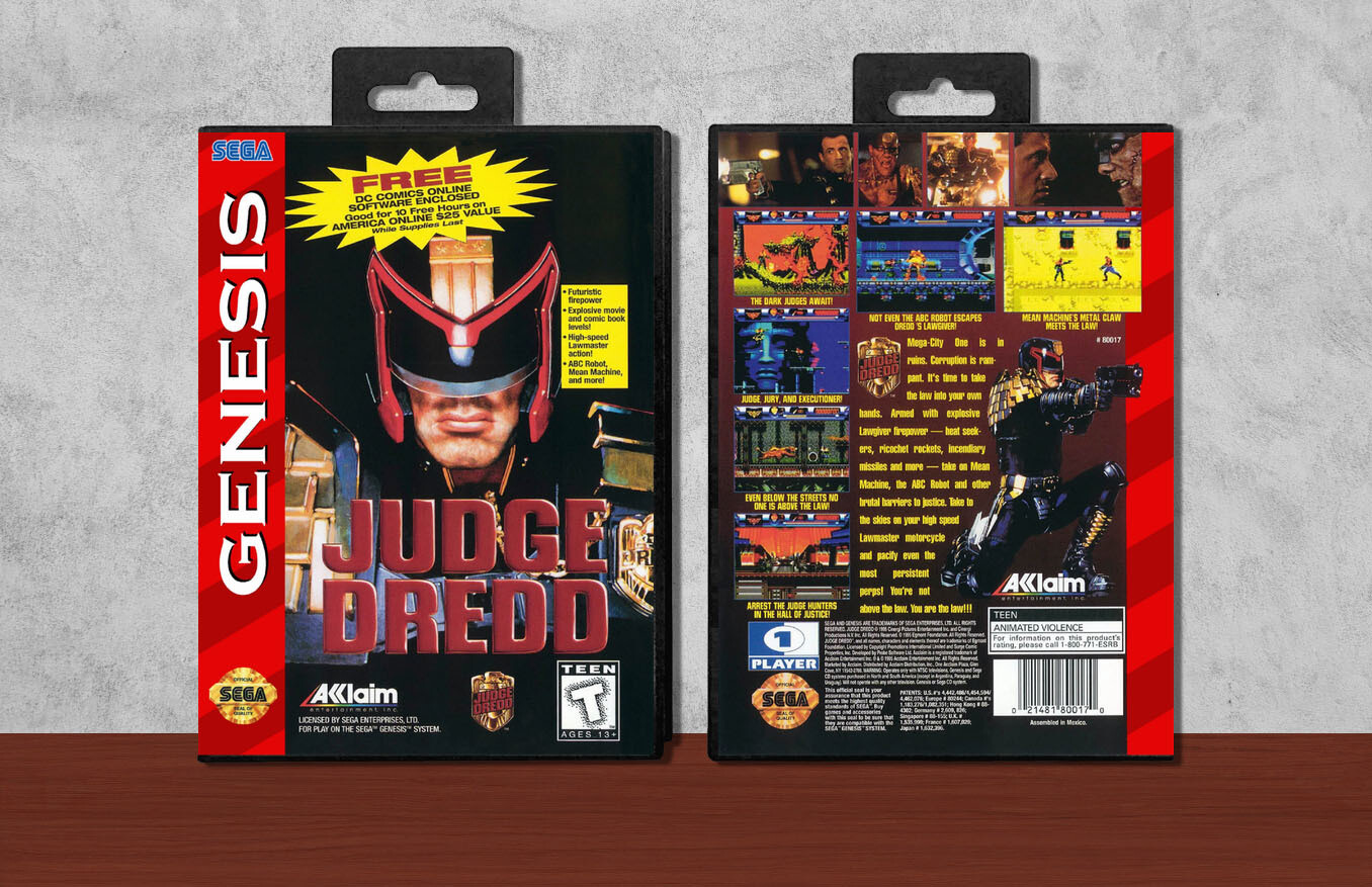 Judge Dredd, Case Color: Black