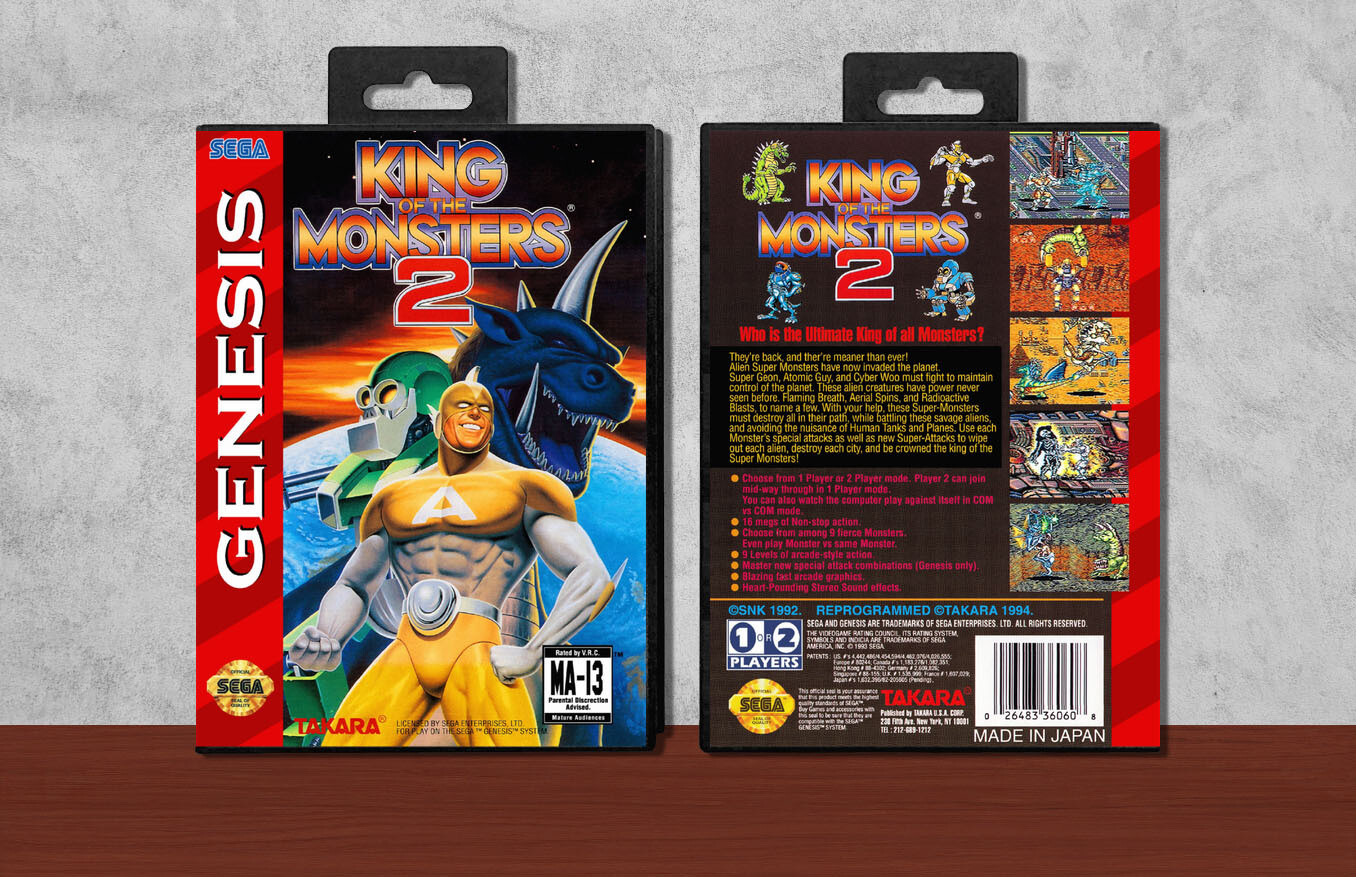 King of the Monsters 2, Case Color: Black