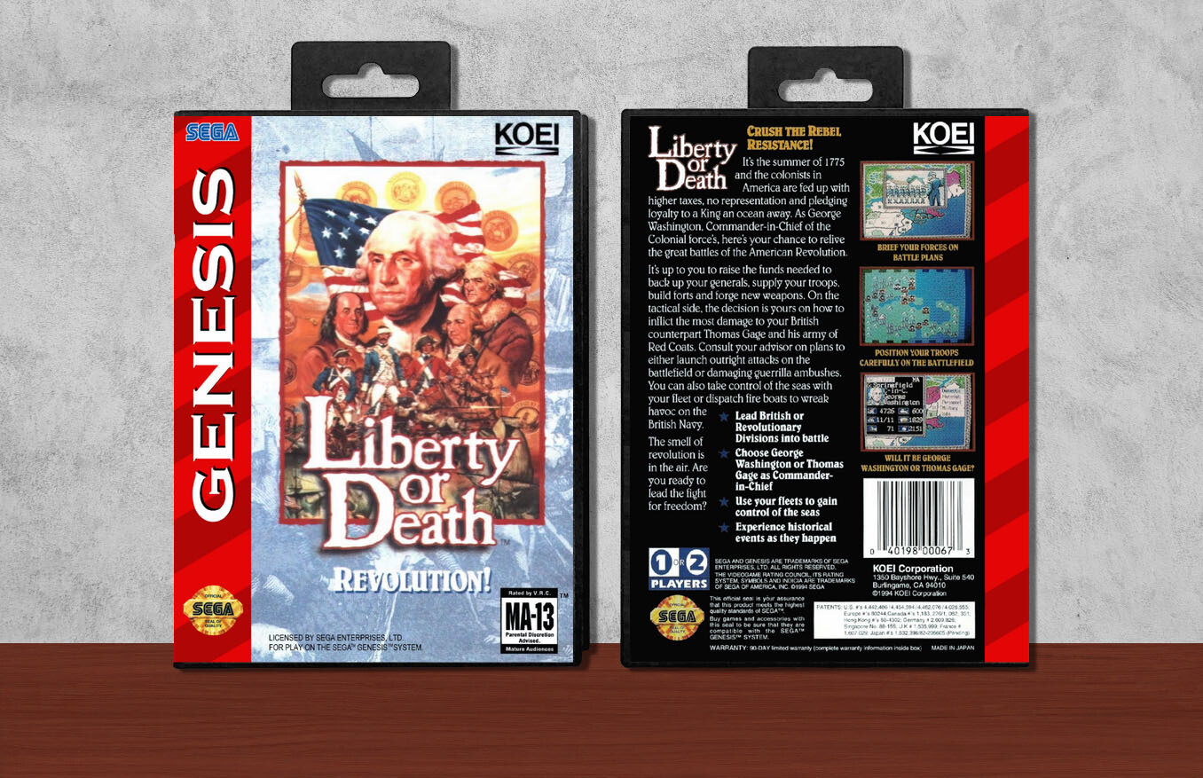 Liberty or Death, Case Color: Black