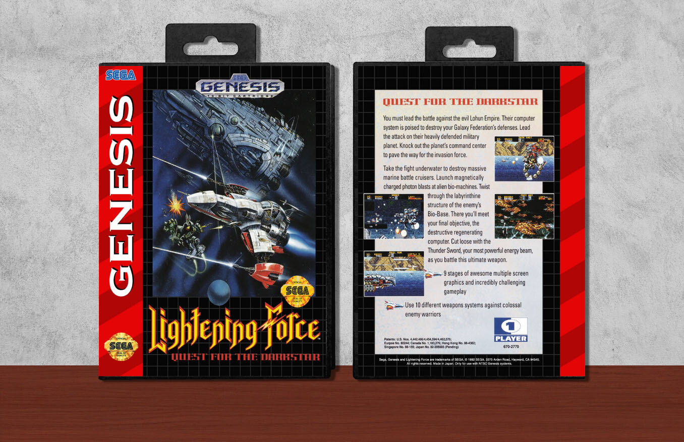 Lightening Force Quest for the Darkstar, Case Color: Black