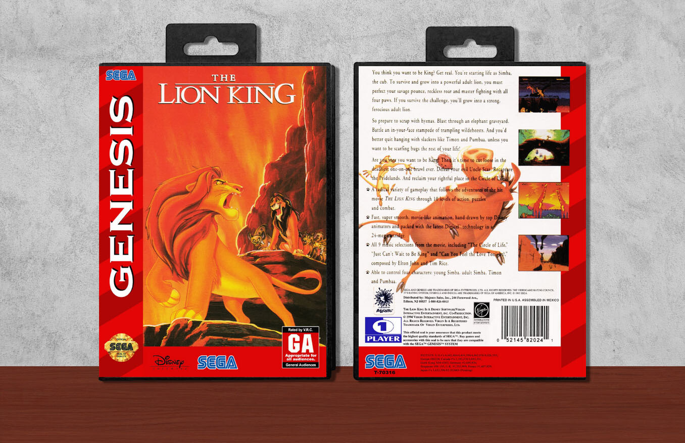 Lion King, The, Case Color: Black