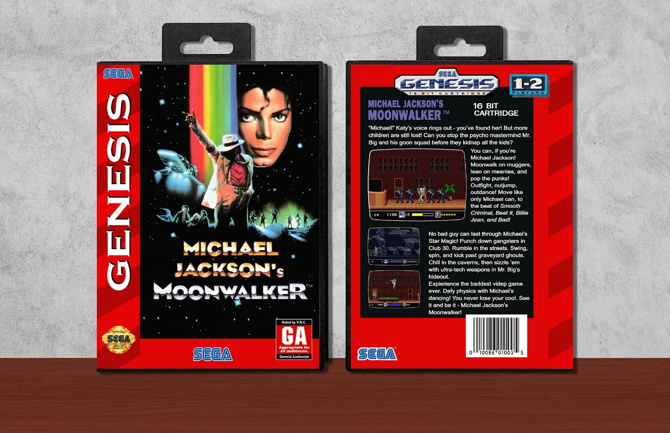 Michael Jackson&#39;s Moonwalker, Case Color: Black