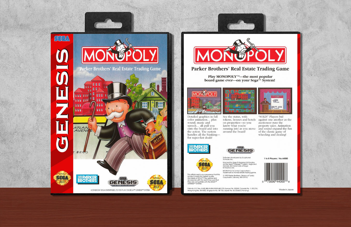 Monopoly, Case Color: Black