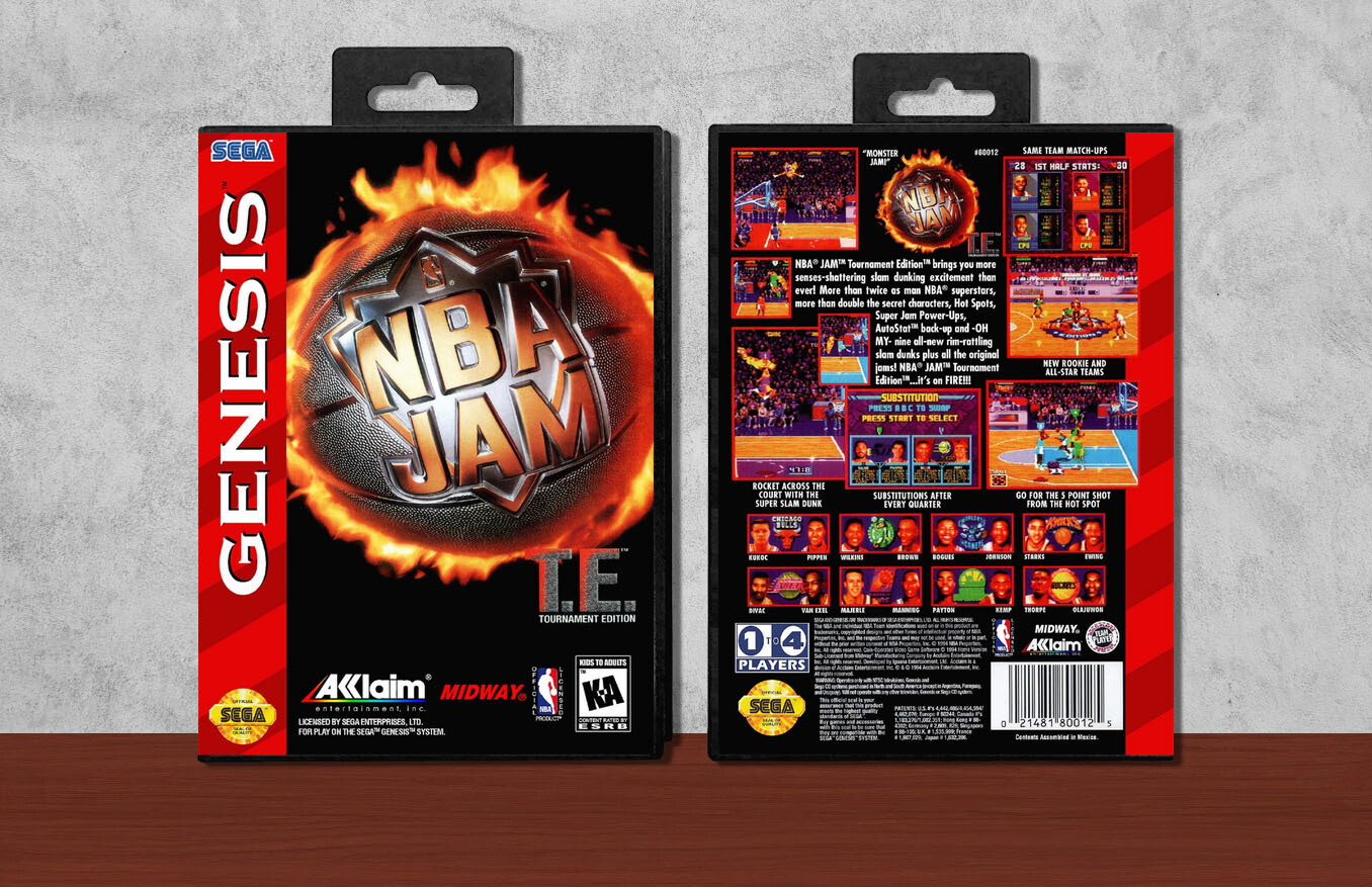 NBA Jam Tournament Edition, Case Color: Black
