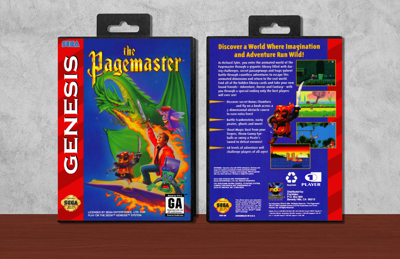 Pagemaster, The, Case Color: Black