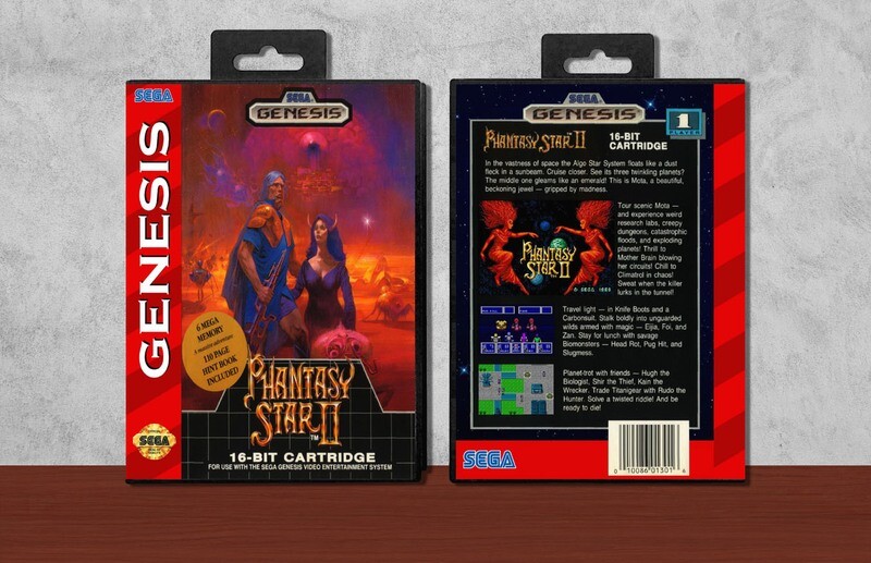 Phantasy Star II, Case Color: Black