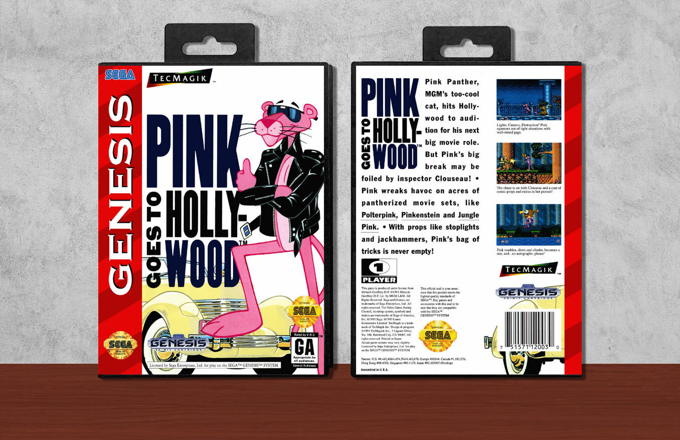 Pink Goes To Hollywood, Case Color: Black