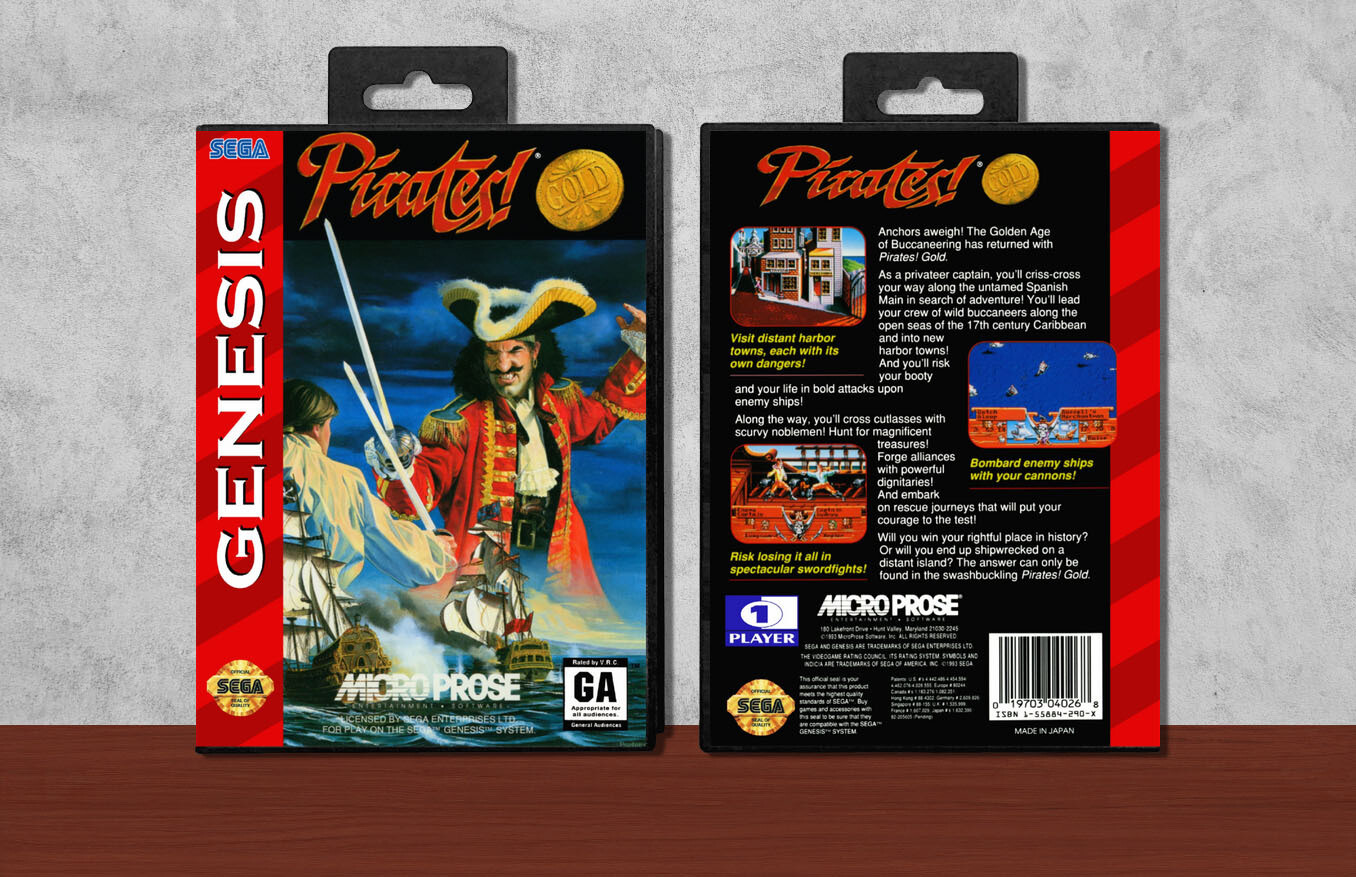 Pirates! Gold, Case Color: Black