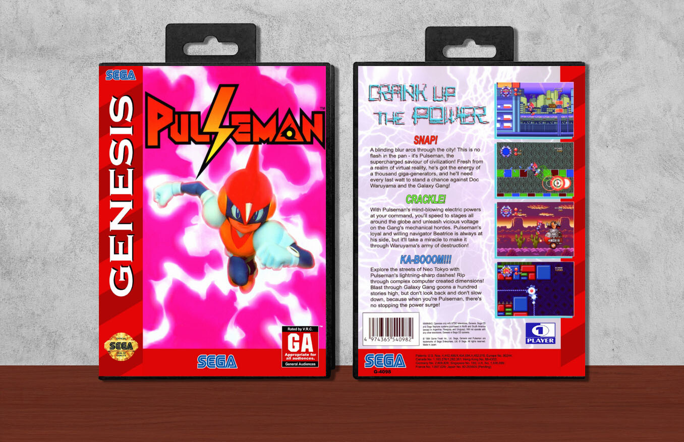 Pulseman, Case Color: Black