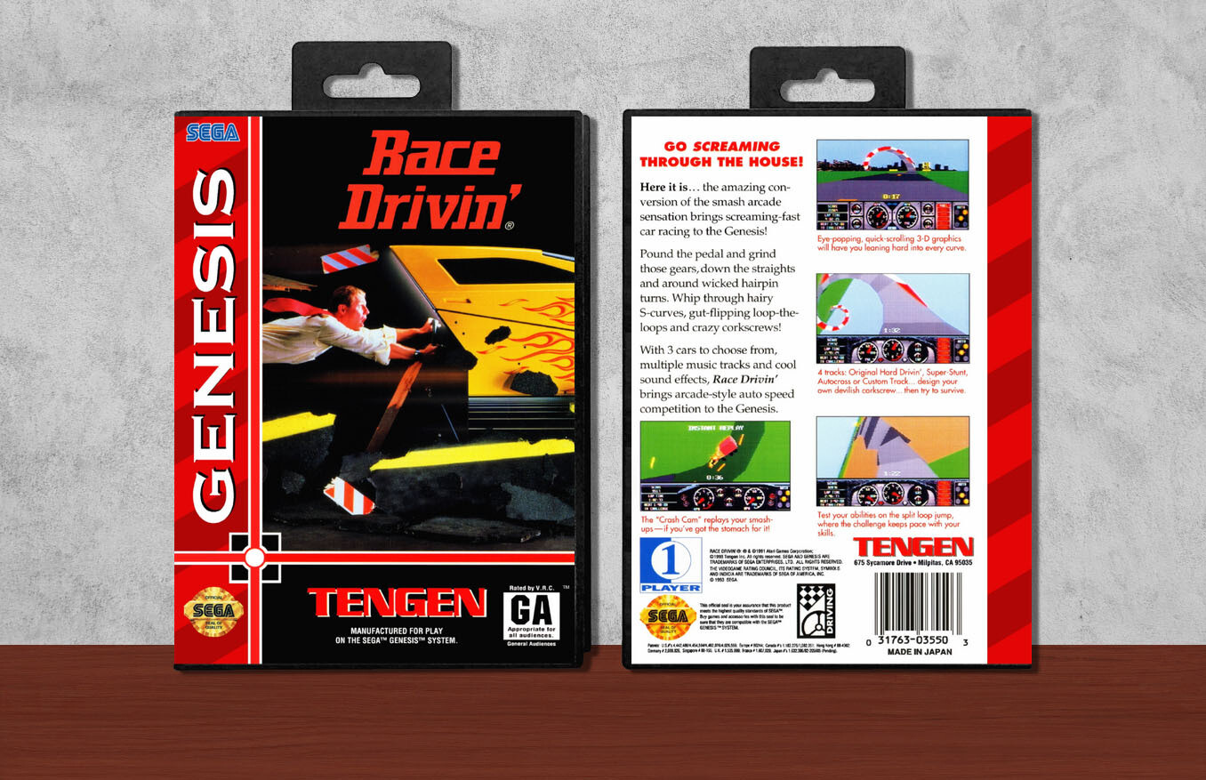 Race Drivin&#39;, Case Color: Black