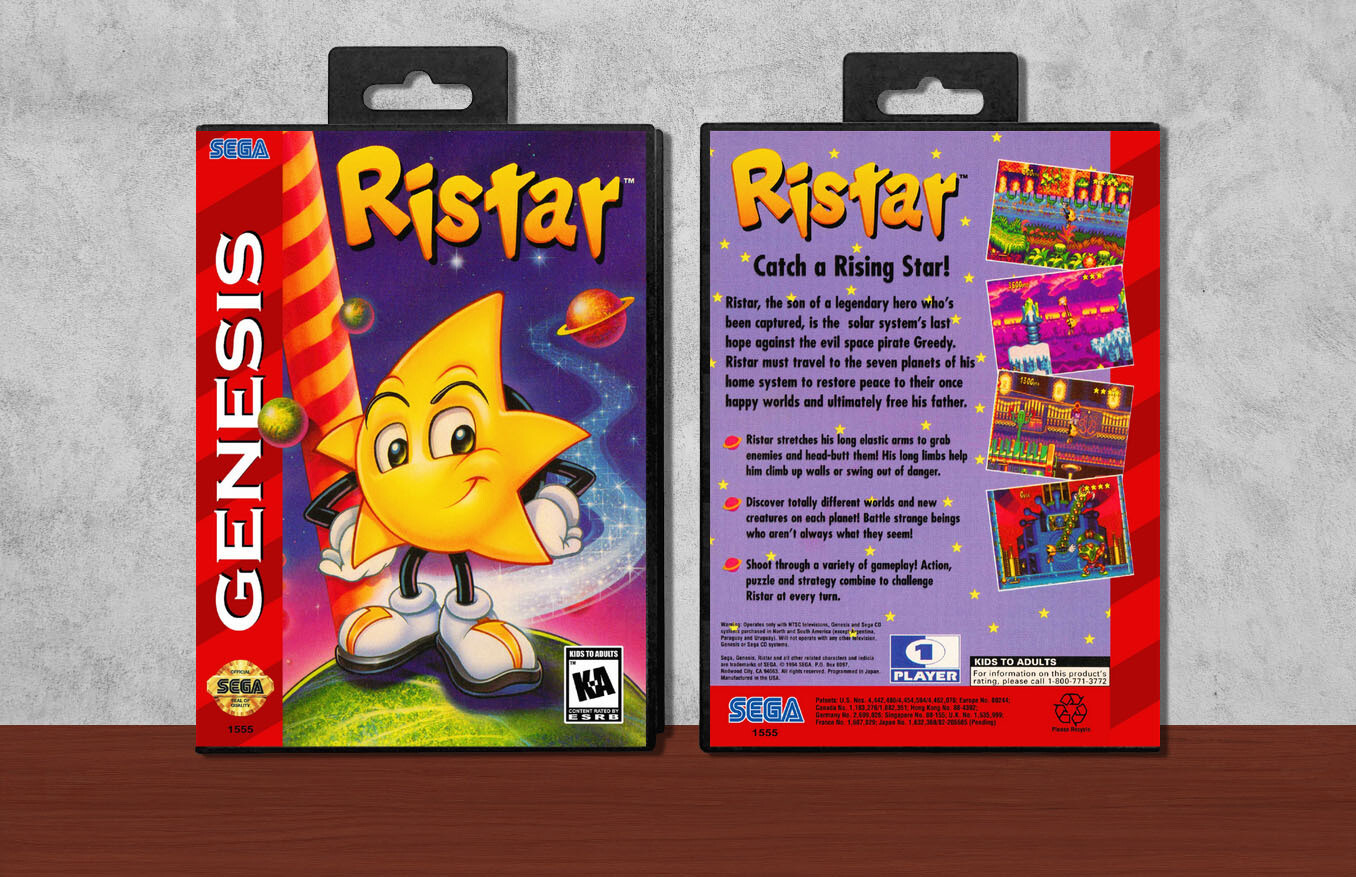 Ristar, Case Color: Black