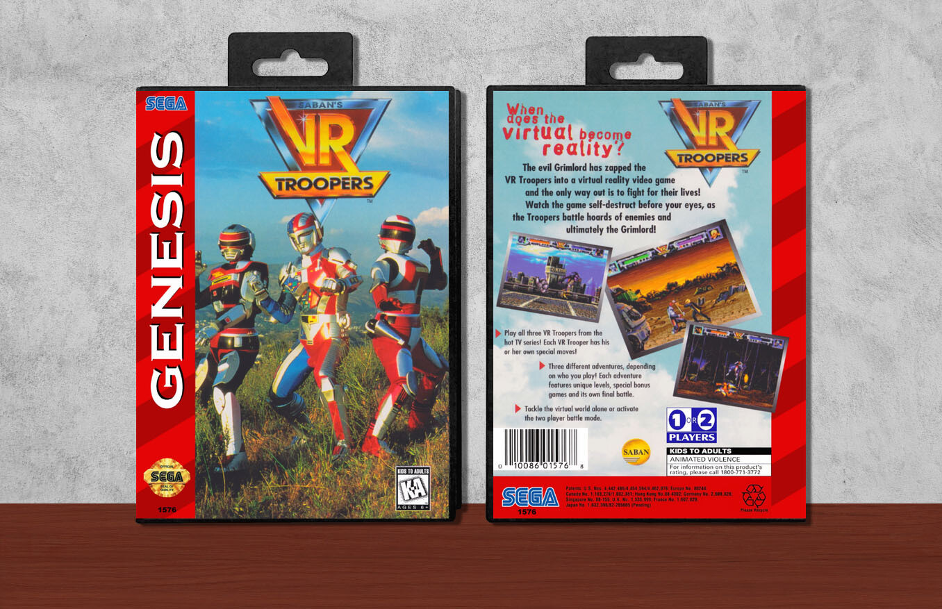 Saban&#39;s VR Troopers, Case Color: Black
